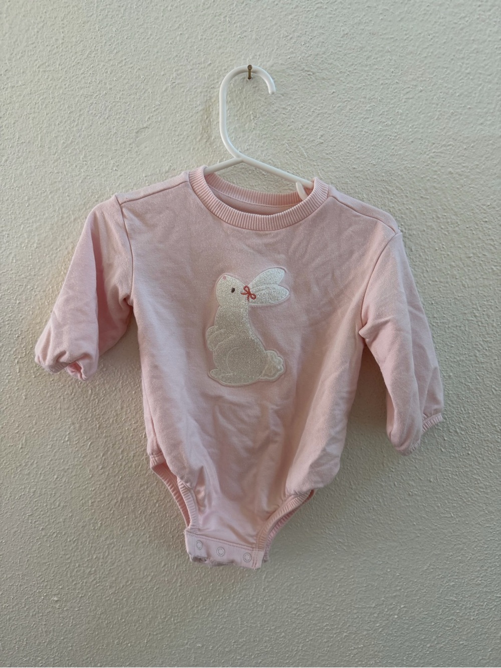 Cat & Jack Light Pink Bunny Bodysuit